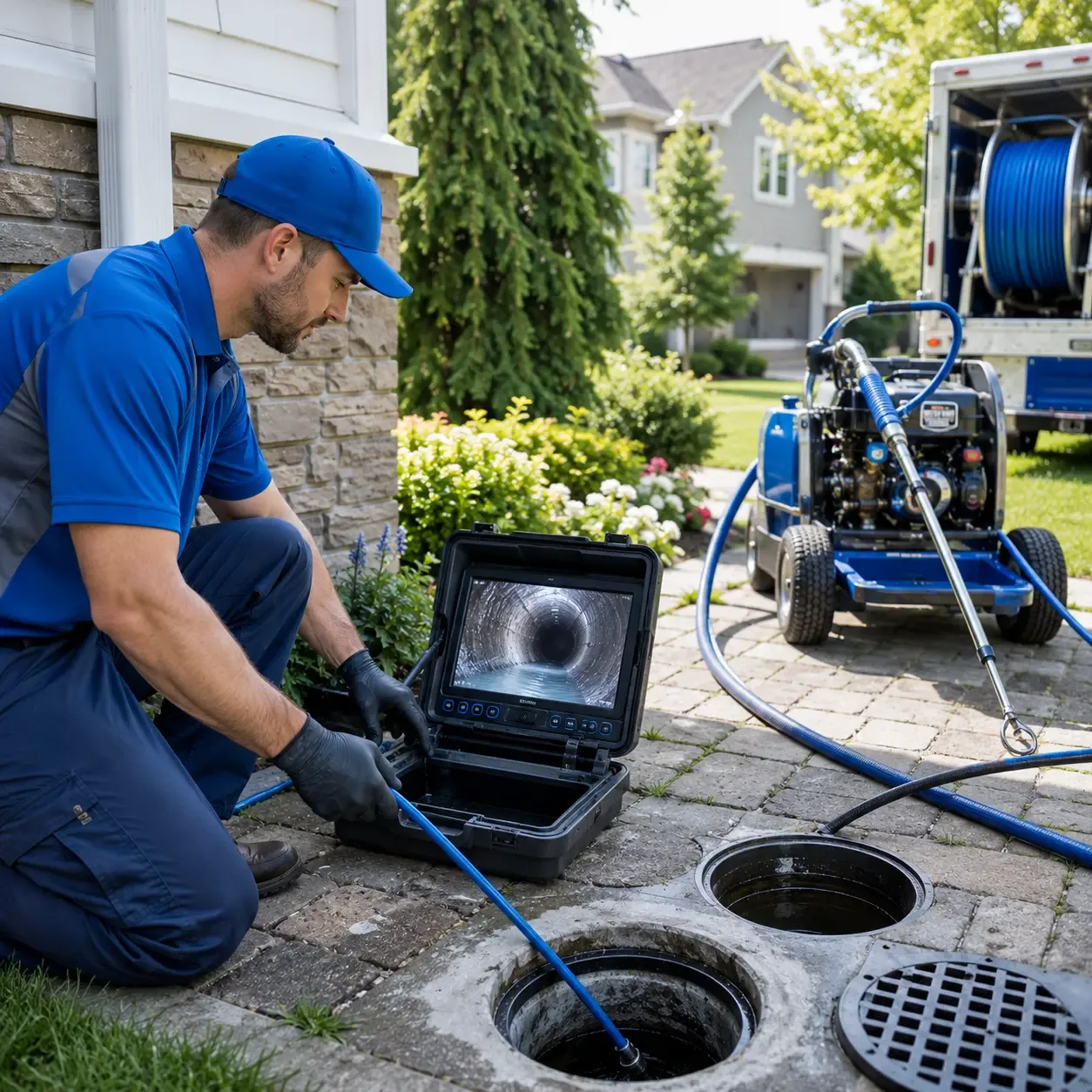 Outdoor drain cleaning professionals serving Simpson, WV